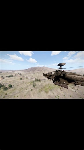 Apache Helicopter Destroys Two BMP Vehicles #shorts