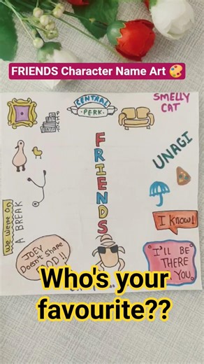 FRIENDS ❤️ | Comment your favourite character and dailogue #friends #friendsseries