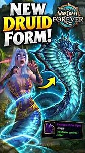 🐍 Druids Are Getting a NEW Serpent Form?! #worldofwarcraft #wowclassic #wowforever