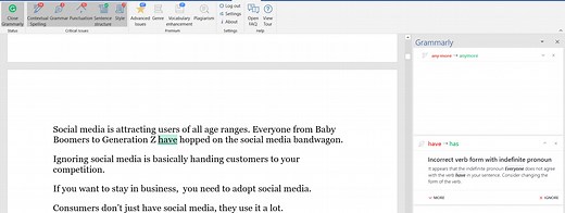 Grammarly for OneNote: Step-by-Step Walkthrough - Codeless