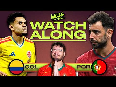 LIVE: COLOMBIA vs PORTUGAL 2026 World Cup WATCHALONG LIVE STREAM
