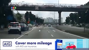 Blue Mercedes sped and cut across two lanes with White Toyota following behind at a high speed, resulting in an accident. Happened on Aug 20 at Braddell towards CTE. ================ Get comprehensive cover at a lower price today! Receive up to S$400 worth of petrol vouchers with AIG. T&Cs apply. Protected up to speciﬁed limits by SDIC. Get a quote now! www.aig.sg/roads | ROADS.sg