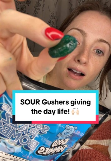 Sour Gushers: The Ultimate Blue Raspberry Treat