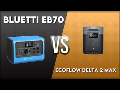 Bluetti EB70 vs EcoFlow Delta 2 Max Technical Comparison