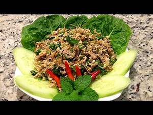 Lao Larb Gai Recipe [4k]