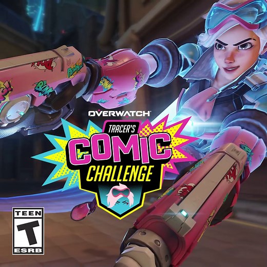 16K views · 292 reactions | Back to the past! Blink into battle as Comic Book Tracer (Epic) now through August 16. Play. Win. Earn. Overwatch Anniversary Remix: Vol. 3 is Live Now! | Overwatch | Facebook