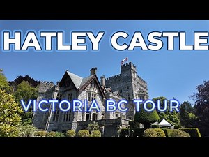 Walking tour in Hatley Castle & gardens, Victoria, BC, Canada, 2025
