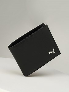 Buy Puma Leather Plain Bi Fold Wallet -  - Accessories for Unisex