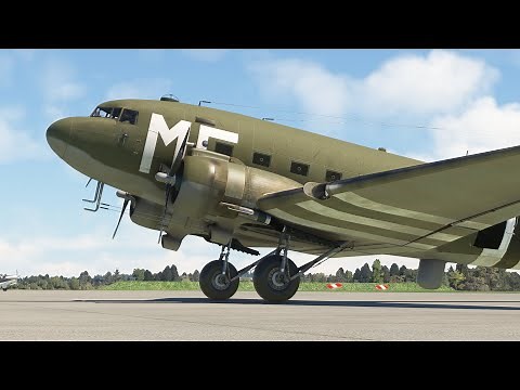First look at the new Famous Flyer - the Douglas C-47 Skytrain - in Microsoft Flight Simulator