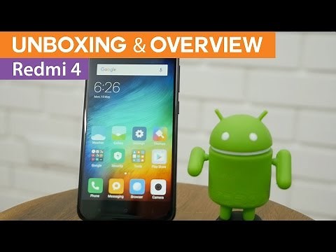 Xiaomi Redmi 4 Budget Smartphone Unboxing & Overview (Indian Unit)