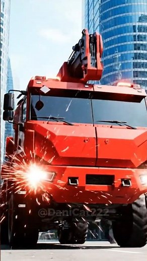 Daddy Cat Builds a Fire Rescue Crane Truck That Transforms!