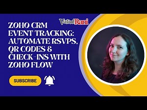 Zoho CRM Event Tracking: Automate RSVPs, QR Codes & Check-Ins with Zoho Flow