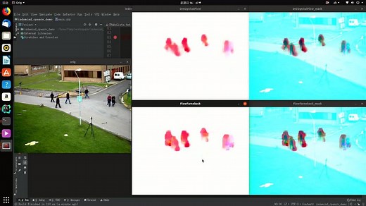 opencv 4.0 DIS光流算法演示Demo