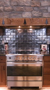 The "Rustic Lodge" kitchen is full of details! What's your favorite feature? | Golden Eagle Log & Timber Homes