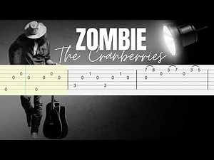 Zombie - The Cranberries - Fingerstyle Tutorial Tab