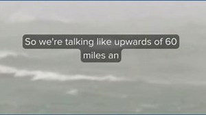 Powerful winds create 20+ foot waves on the lakeshore