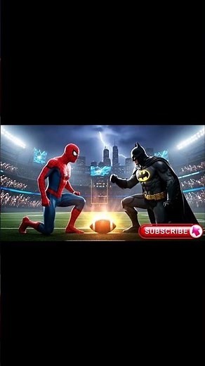 ⚽ Superhero Football Showdown: Spider-Man vs Batman | Epic Cinematic Battle! 🕷️🦇