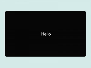 Portfolio Website Animation