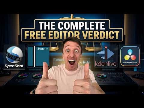 DaVinci Resolve vs Kdenlive vs Shotcut vs OpenShot (2026)