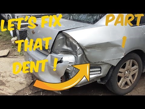 How To Remove A Quarter Panel Dent The Easy Way Part 1 Of 2