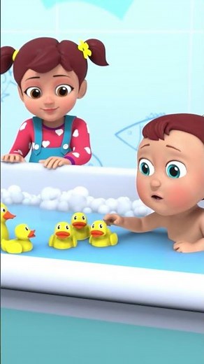 Five Little Ducks Went Out One Day #shorts #nurseryrhymes #fivelittleducks