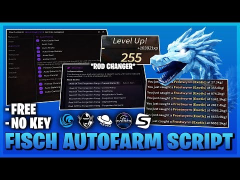 🐟 Fisch Script NO KEY | Rod Changer, Infinite Fish, Instant Catch, Auto Fish, Autofarm & More! 💧