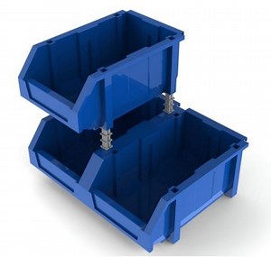 [Hot Item] High Quality Small Plastic Containers Boxes Auto Parts Strong Stack Box