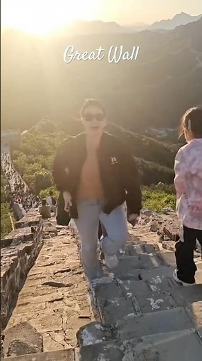 🇨🇳중국 만리장성 방문#중국 #북경 #만리장성 #여행 #브이로그 #greatwall#beijing #trevel #vlog