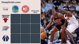 Which Bulls and Wizards stars made the NBA All-Rookie team? NBA HoopGrids answers for September 13
