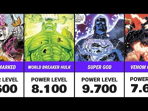 TOP 50 Most Powerful Versions of Marvel & DC Characters (With Power Levels)