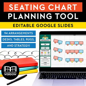 Editable Google Slides Seating Chart Template Tool for Classroom Management