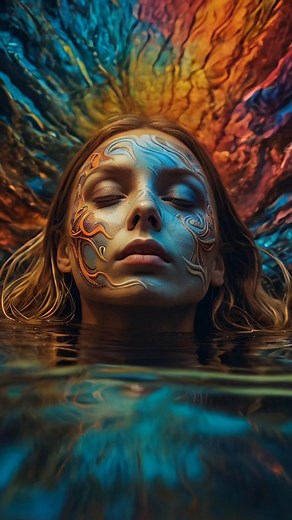 Ai Generated, Woman, Face. Free Stock Video