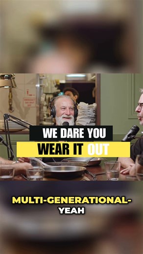 Built to last for generations, and we mean It. Our multi-century warranty isn’t a gimmick. It’s a challenge. As our founder Mark says: “We’re not marketeers, we’re engineers.” And the engineers will tell you, this is a one-piece pan made from a solid material that simply can’t crack. You’d have to wear through it to destroy it… and if you manage that, honestly, we kind of respect it. Because that’s what it means to truly stand behind your product: no rivets, no coatings, no questions (unless you