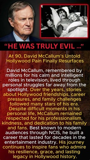 At 90, David McCallum’s Untold Hollywood Pain Finally Resurfaces