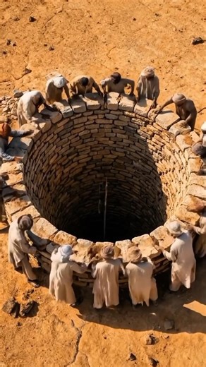 From Land to Well | Cinematic Construction Journey⛰️⛲ #WellConstruction#CinematicBuild#LandToForm