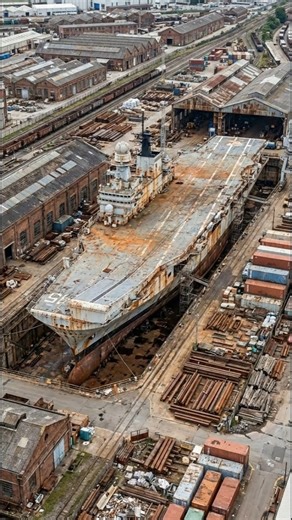 Italian Style: Restored. 🇮🇹🧼 Watch the incredible transformation of the aircraft carrier Cavour (CVH 550). From a rusty, weathered hull to the "Ferrari of the Seas". The cleaning process of that heavy corrosion is oddly satisfying to watch. Ready for the F-35Bs! ✈️ #Cavour #MarinaMilitare #ItalianNavy #AircraftCarrier #ShipRestoration #TimeLapse #RustRemoval #PowerWashing #Engineering #F35B | Steel Giants
