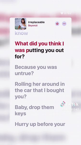 Beyoncé's Irreplaceable: Song Lyrics and Throwback Music