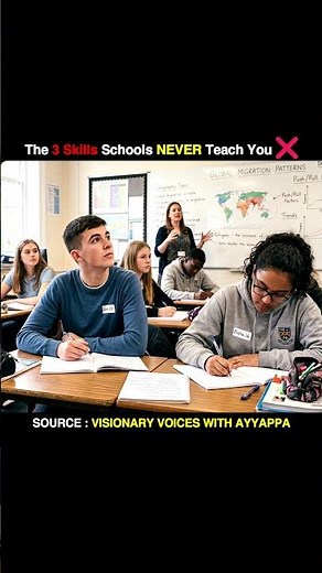 The 3 Skills Schools NEVER Teach You! 🎓❌