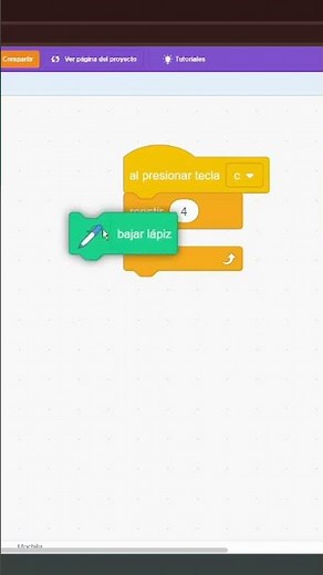 Dibujar CUADRADO en SCRATCH Tutorial con 6 bloques #scratch #tutorial