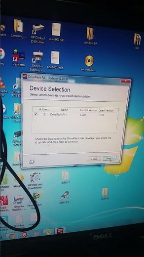 dbx driverack pa firmware update part 1