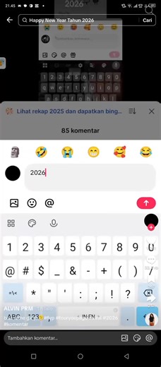 DAPA (@dapaxbulakxtuba1)’s video of 5 4 3 2 1 Happy New Year 2026 Countdown