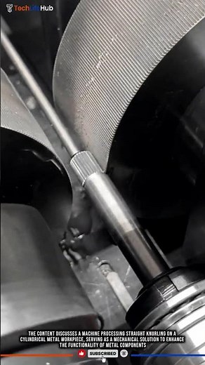Innovation Straight Knurling: Metal Surface Texturing, Precision Grip, Industrial Forming #tech