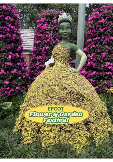 EPCOT Flower & Garden Festival is one of the most beautiful times of year to visit Walt Disney World. 🌸 Right now the entire park is filled with incredible Disney character topiaries, vibrant gardens, and thousands of flowers in full bloom across World Showcase and Future World. It’s like walking through a living Disney garden. This festival only happens for a limited time each spring, and it’s one of the best seasons to plan a Disney World trip if you love great weather, seasonal food booths, 