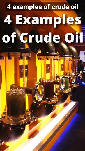 Not ALL crude oil is the same. Here are just 4 different types!