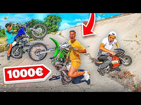 LE PREMIER QUI CABRE EN MOTOCROSS GAGNE DE L'ARGENT !😈 *IL NOUS CHOQUE *
