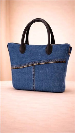 30 Minutes!✂️ Easy Bag from Old Jeans ♻️👖