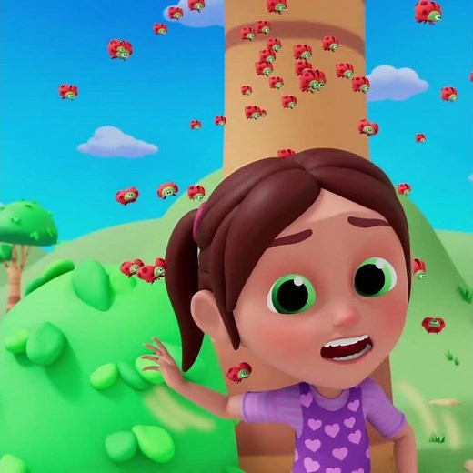 A Bee Appeared! 🐝 Don't Be Afraid! #NurseryRhymes #KidsCartoons #BugFriends #shorts