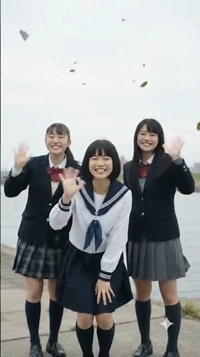 強風オールバックで爆裂ダンスしたら最後にまさかの結末が…www【女子中高生】
