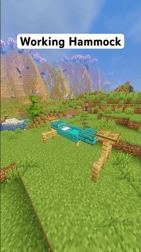 Working Hammock in Minecraft Tutorial