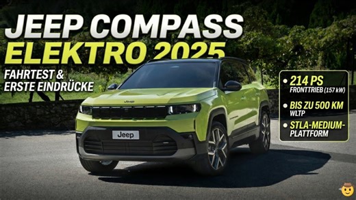 2025 Jeep Compass Elektro im Check – Erste Eindrücke vom neuen E-SUV